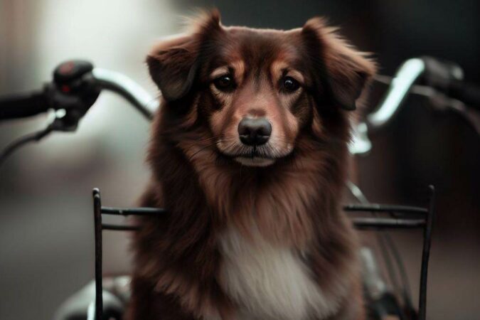 hond in mand